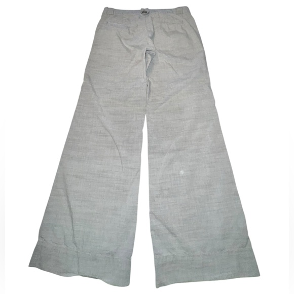 Anthropology Grey Blue Pilcro  & the Letterpress Wide-Leg Cotton Trousers no 28 - Picture 9 of 12